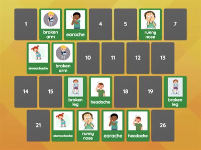 angielski choroby klasa 2