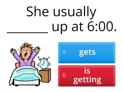  Present Simple vs Present Continuous