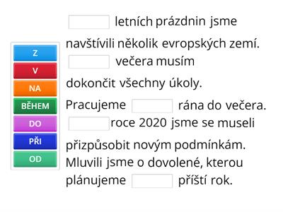 Čeština - předložky