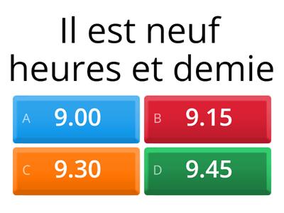 Quelle heure est-il? Digidol