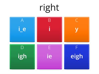 M32.  'ie' sound the same, look different