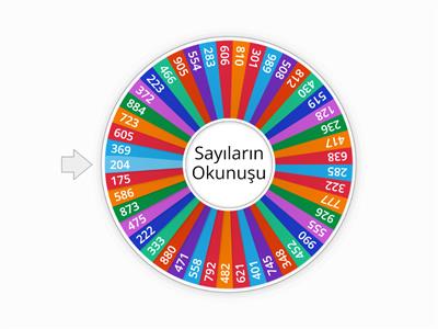 3 Basamaklı Doğal Sayılar