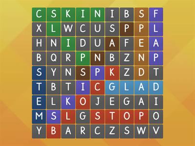 Blend wordsearch
