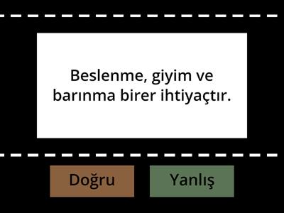 Doğru mu? Yanlış Mı?
