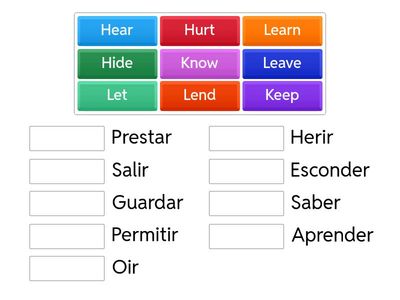 Irregular verbs part four