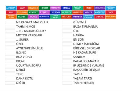 8. Sınıf 6. Ünite KELİMELERİ (4)