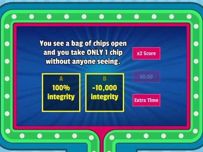 Do you have integrity?