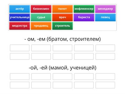 Работать, быть, стать кем?