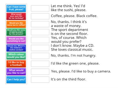 What would you like?