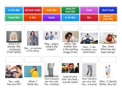 look - look like - is like