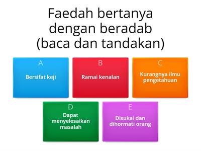 Adab Bertanya (KAFA TAHUN 4)