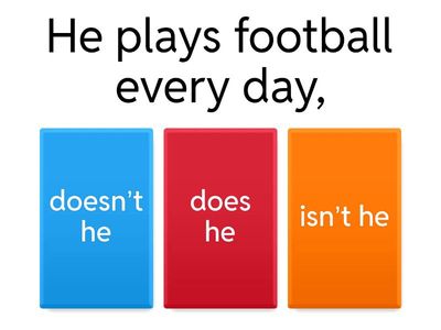 Negative Question Tags (present simple)