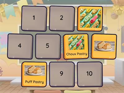 PASTRY MATCHING GAME
