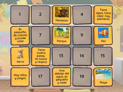 Descripción de objetos, lugares y seres vivos