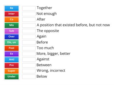 gateway b2+ unit 3 prefixes