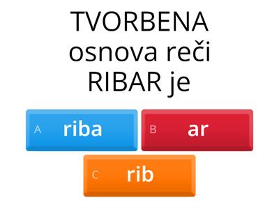 TVORBENA OSNOVA