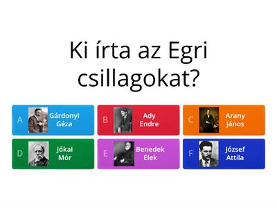 Egri csillagok-témazáró