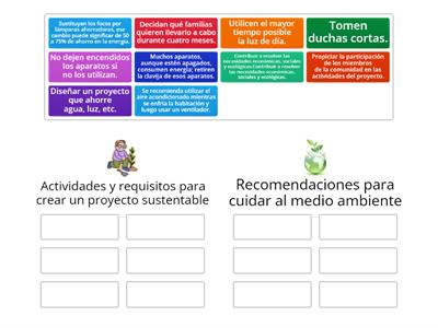 Cuidado del medio ambiente