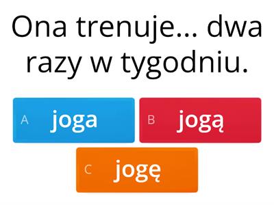 Wybierz właściwą formę. Część 1