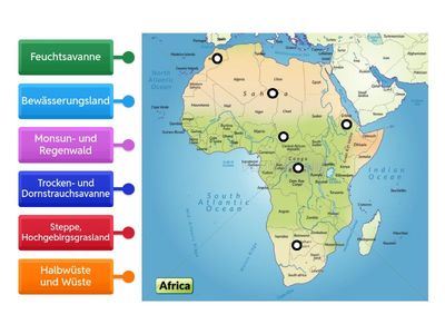Vegetationszonen Afrikas