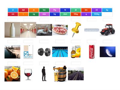 misure di lunghezza, capacità e massa / peso