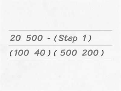 Binary sort for 100,20,500,40,200,500