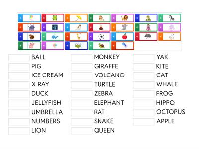 ONE LETTER, ONE WORD.
