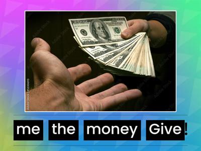 Unjumble: Possessive and Object pronoun sentences