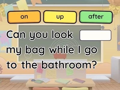 Phrasal verbs. Grade 9. Part 4