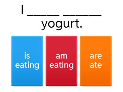 Present Progressive Affirmative