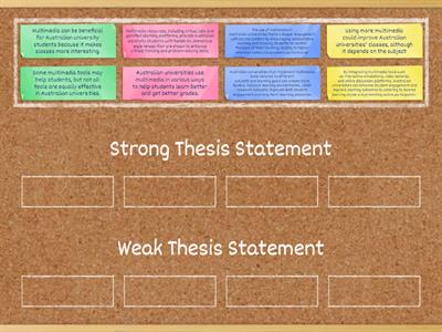 Thesis Statements