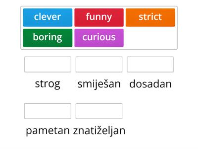 Adjectives describing character 2