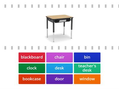 Find the object in the classroom