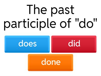 Past Participle Verbs