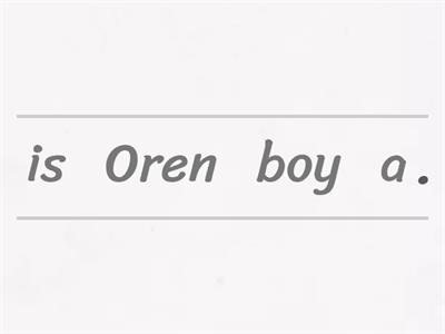 Sentence structure To be D.M