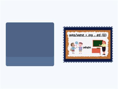 past simple+past continuous