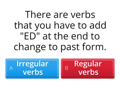 Verbs in Past