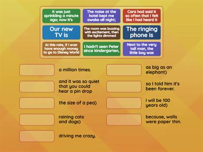 Reading and comprension Hyperbole