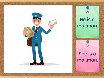 He is - She is / Jobs 