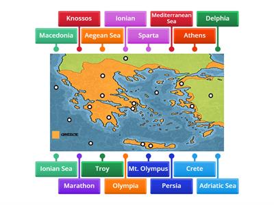 Ancient Greece Map 1