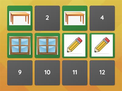 Classroom objects- Memory Game