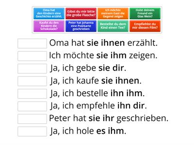 A2 Personalpronomen Akk. + Dativ