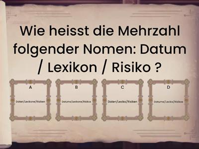 Nomen (zum Dossier, 5. Klasse)