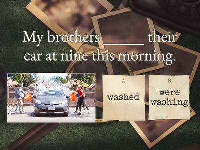 Grammar G8-過去式vs過去進行式 Easy