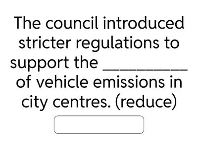 Prep 2025 - Paraphrasing:  Nominalisation