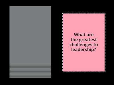 C1 - Discussion questions - Leadership