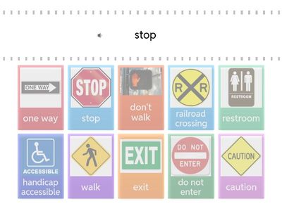 Safety Signs with voice