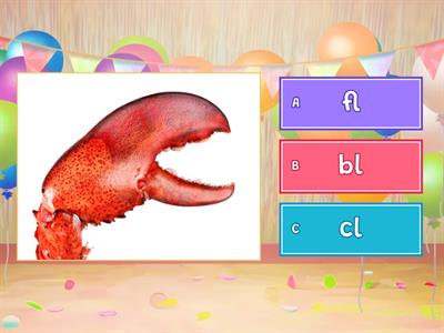 Beginning sound l blends