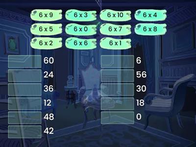 Match Up: 6 Times Table