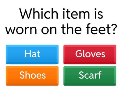 Head Start 6A Unit 5: Clothing Items